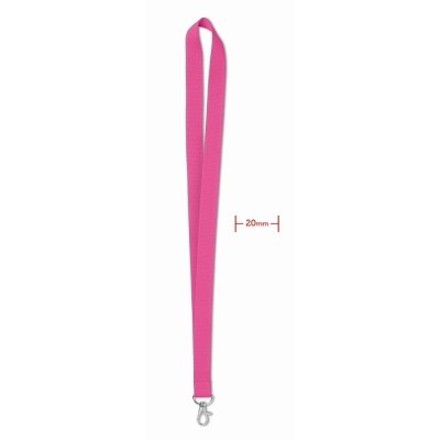 Lanyards de colores con gancho metálico